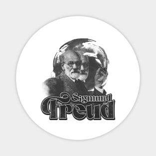 Sigmund Freud Vintage white Magnet